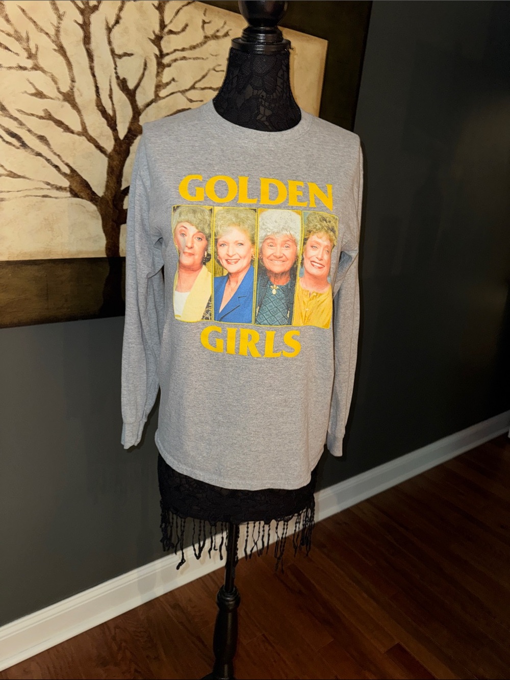Golden Girls Graphic Crewneck Sweatshirt - Gray